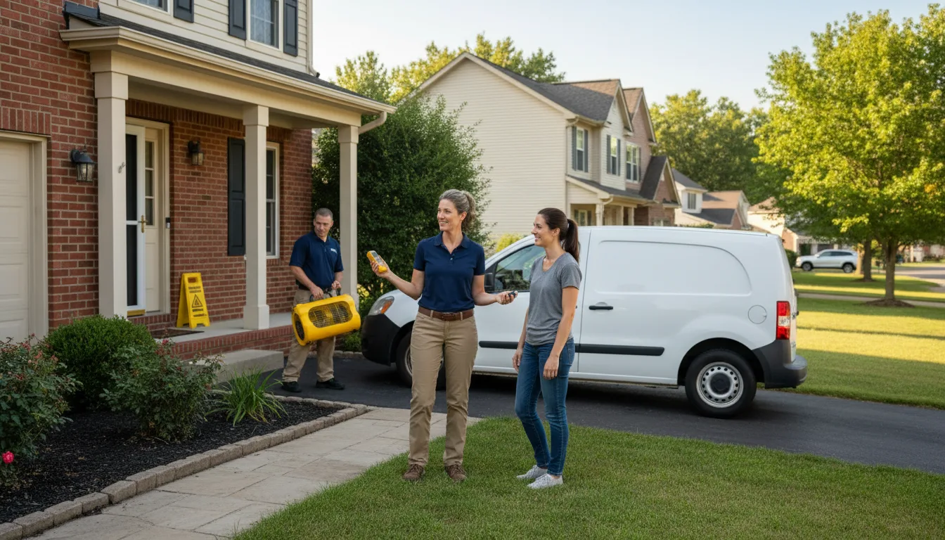 Water restoration image for Fire And Smoke Damage Restoration in New Edinburg, AR